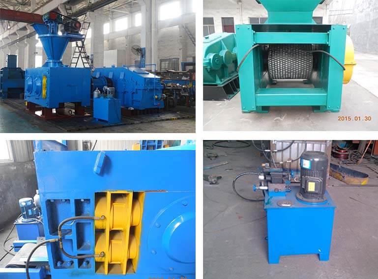 oil pressure of roller briquette machine