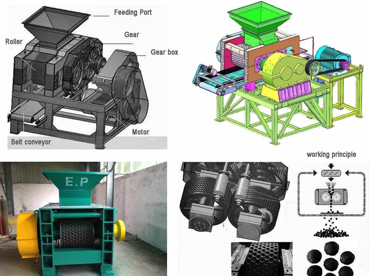 roller briquette machine for price